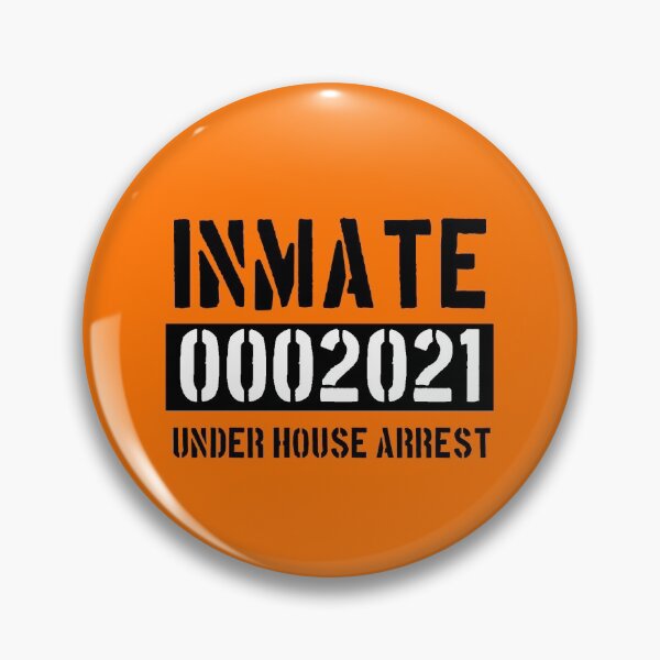 Item preview, Quarantine Inmate Prisoner Funny Halloween 2021 designed and sold by RainbowPandas.