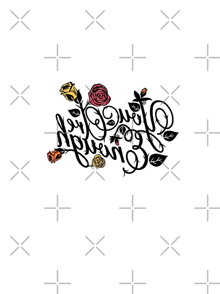 Roses & Thorns "You Are Enough" Reverse Mirror/Reflection Message by prettycrazyco