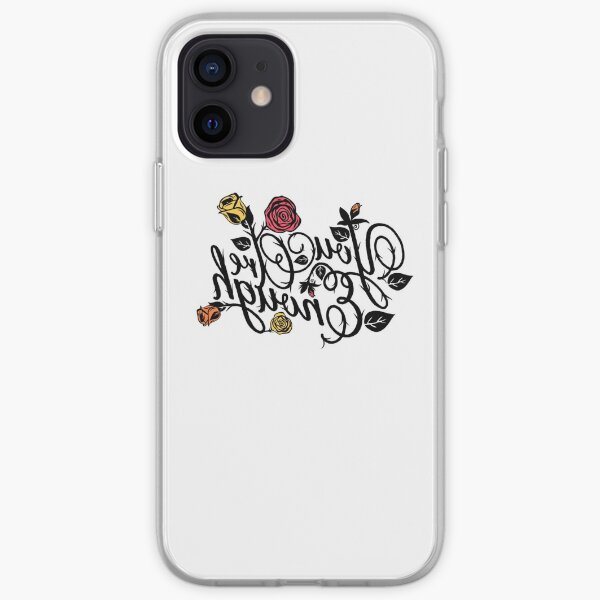 Roses & Thorns "You Are Enough" Reverse Mirror/Reflection Message iPhone Soft Case