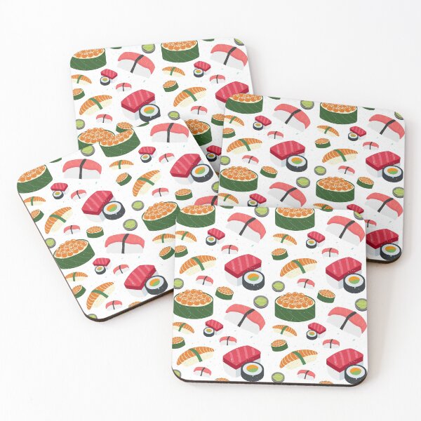 Item preview, I Love Sushi Pattern Design designed and sold by happyshopg.