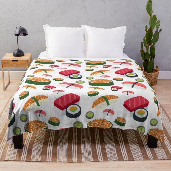 Item preview, I Love Sushi Pattern Design designed and sold by happyshopg.