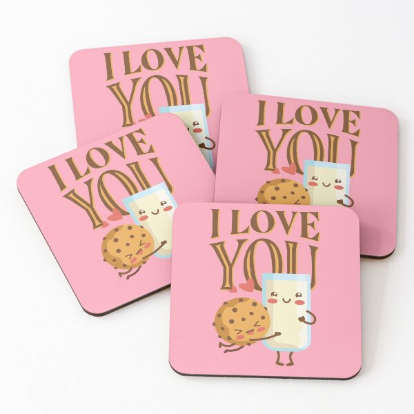 Item preview, I love you milk and cookie designed and sold by Piztees.