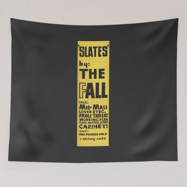 Item preview, The Fall Band Mark E Smith Slates designed and sold by WASABISQUID.