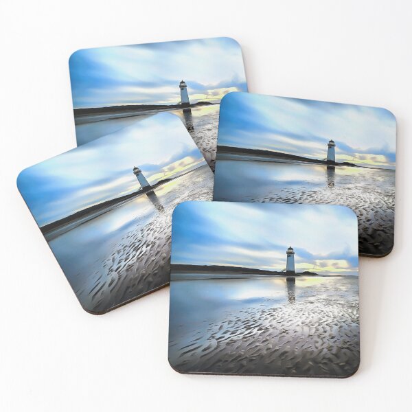 Item preview, Point of Ayr Lighthouse (Painting) designed and sold by cmphotographs.