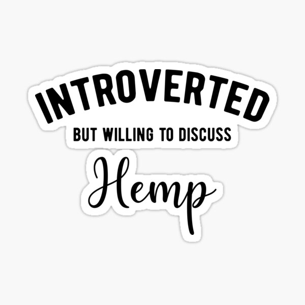 Item preview, Hemp Introverted designed and sold by ReignGFX.