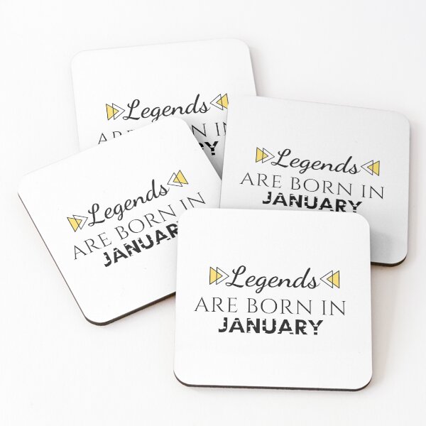Item preview, Legends are Born in January Birthday Gift designed and sold by WearYourMood.