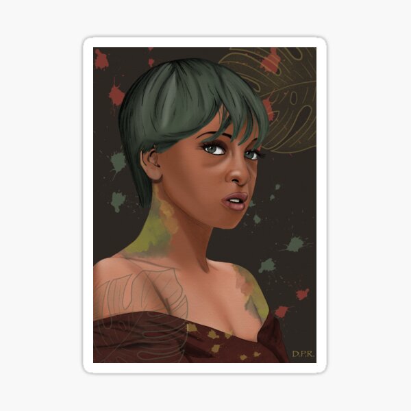Portrait 3 Sticker