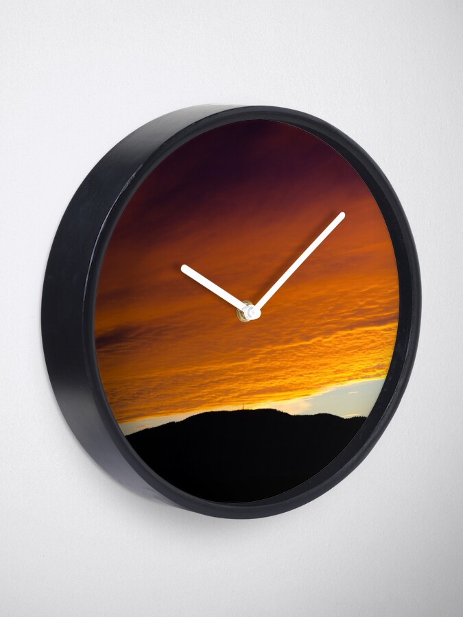 Thumbnail 2 of 4, Clock, Sunset designed and sold by Ståle H. Meyer.