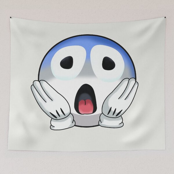 Item preview, amazed emoji designed and sold by ZiphGames.