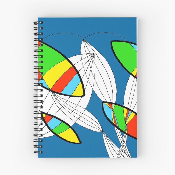 Item preview, Organic objects - 4 colors on Blue Board designed and sold by Istvan Ocztos.