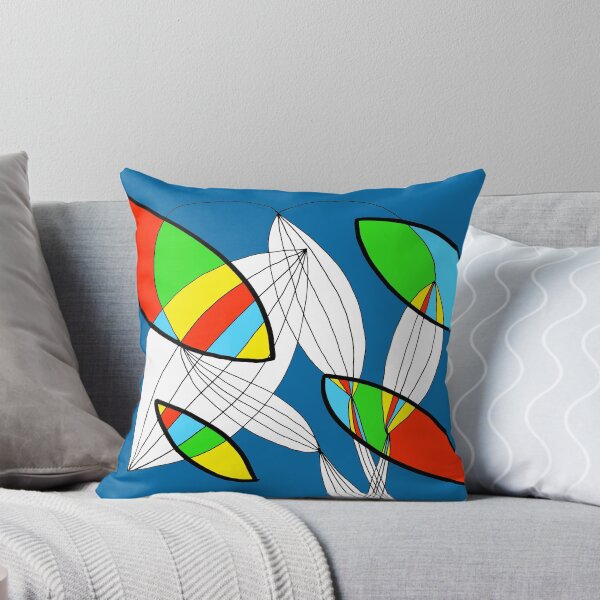 Item preview, Organic objects - 4 colors on Blue Board designed and sold by Istvan Ocztos.