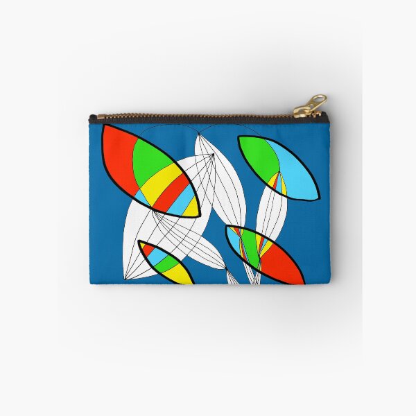 Item preview, Organic objects - 4 colors on Blue Board designed and sold by Istvan Ocztos.