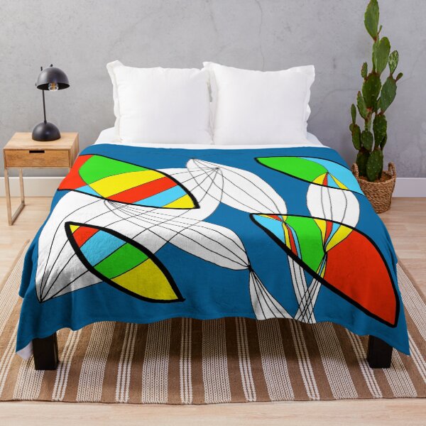 Item preview, Organic objects - 4 colors on Blue Board designed and sold by Istvan Ocztos.