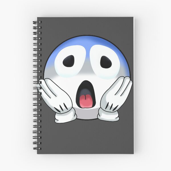 Item preview, amazed emoji - black designed and sold by ZiphGames.