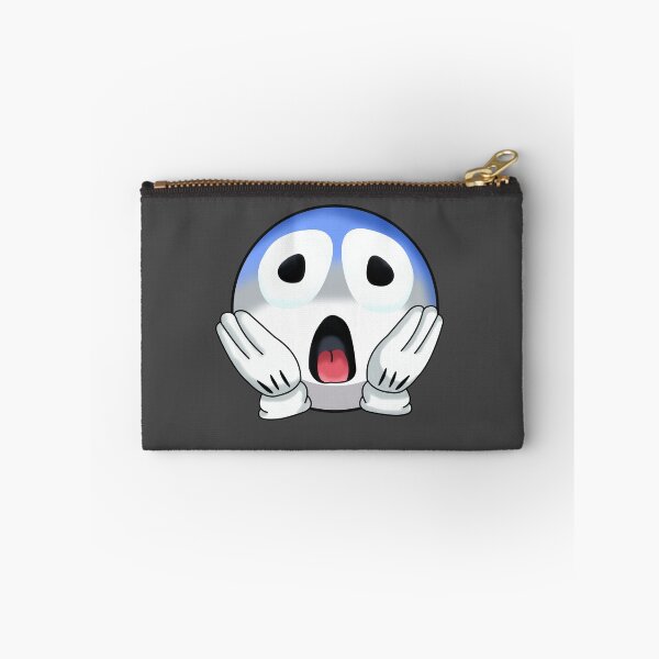 Item preview, amazed emoji - black designed and sold by ZiphGames.