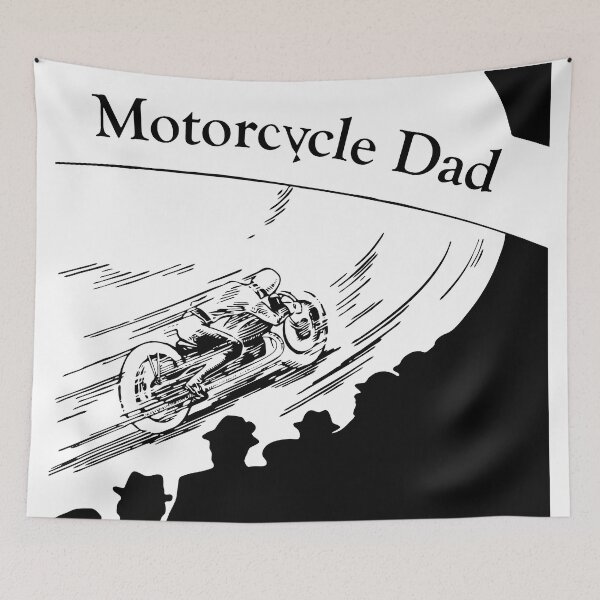 Item preview, Motorcycle Dad - Like a normal dad but much cooler - Vintage Moto Father's Day Gift Idea designed and sold by Vintage-TM.