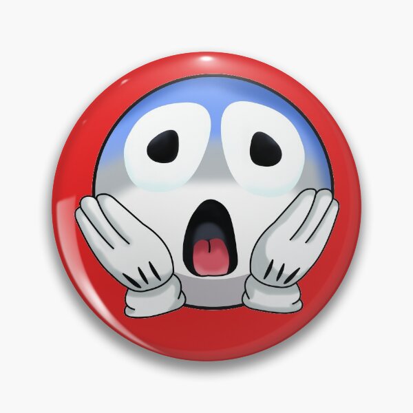 Item preview, amazed emoji - red designed and sold by ZiphGames.