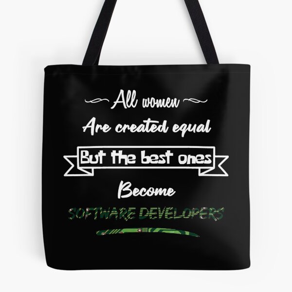 Item preview, The best women become software developers designed and sold by 2Girls1Shirt.