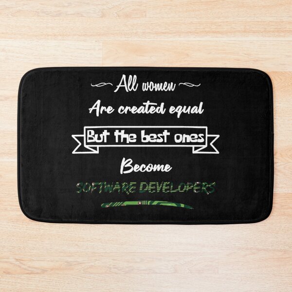 Item preview, The best women become software developers designed and sold by 2Girls1Shirt.