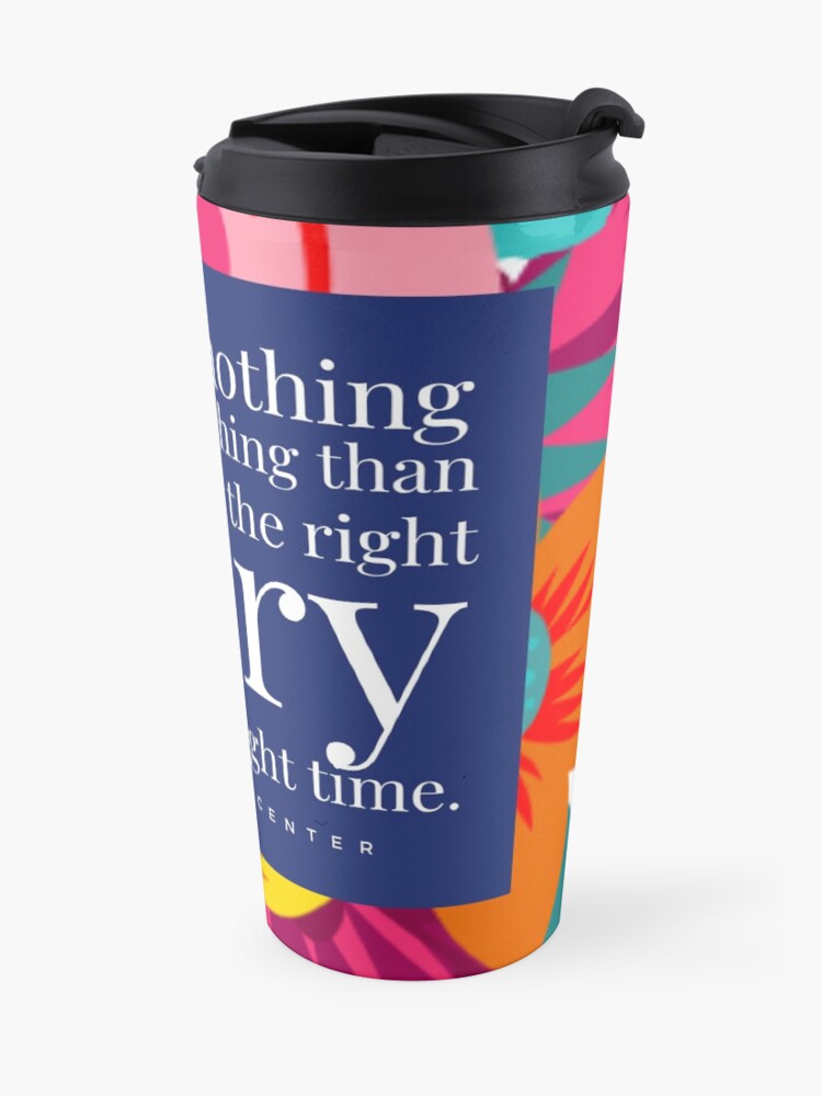 Alternate view of THE RIGHT STORY Travel Coffee Mug
