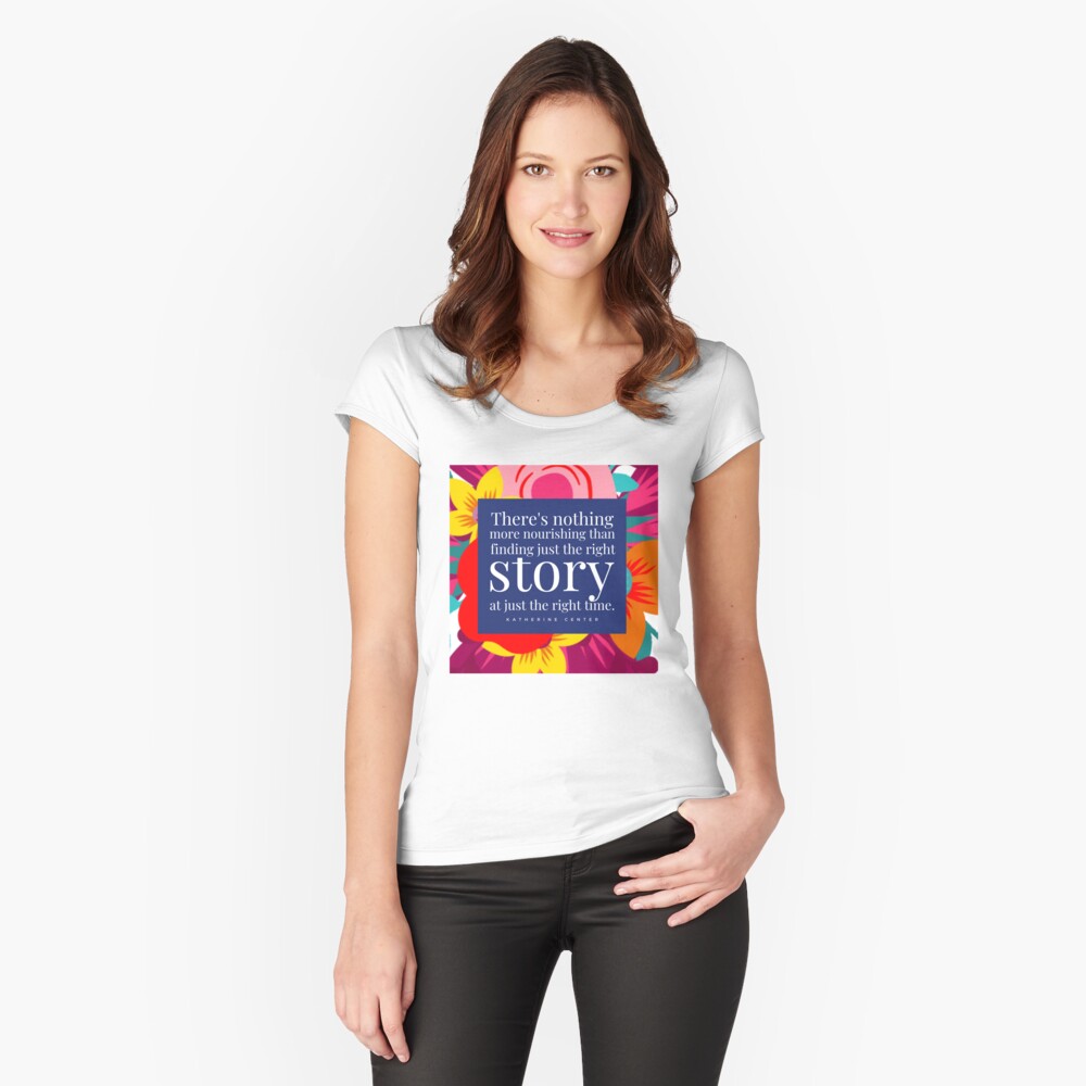 Item preview, Fitted Scoop T-Shirt designed and sold by KatherineCenter.