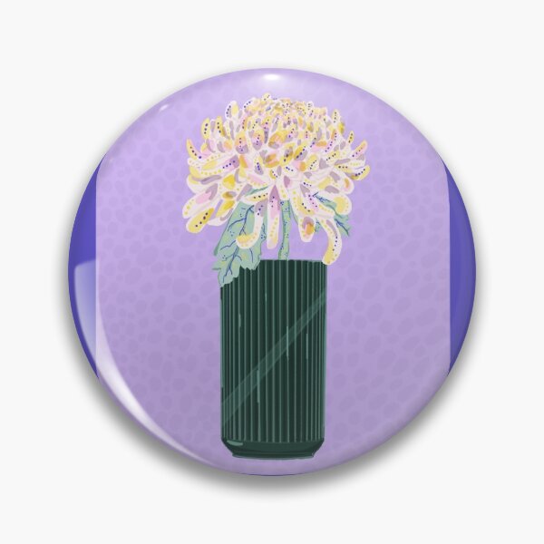 Item preview, Purple and Green Floral Design (Chrysanthemum) designed and sold by Reinaluna.