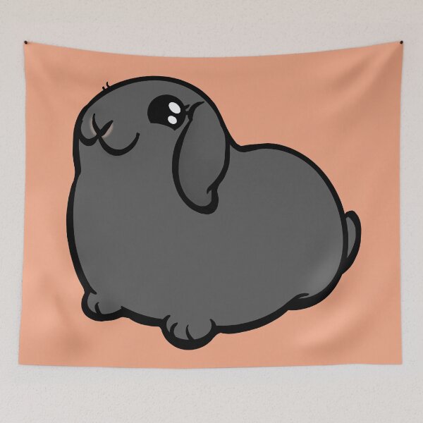 Item preview, Gray Lop Bunny Rabbit Coney designed and sold by RJKpoyp.