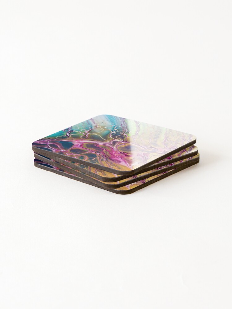 Thumbnail 4 of 5, Coasters (Set of 4), Abstract Art designed and sold by Rockerbellas.