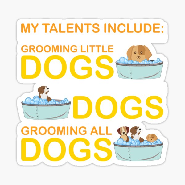 Dog Groomer Stickers Redbubble