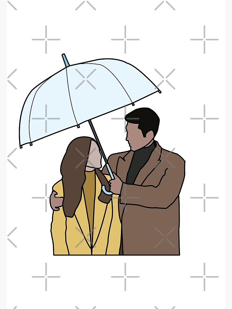 "Crash landing on you Ri Jung Hyuk And Yoon SeRi Hyun Bin And Son Yejin Umbrella scene