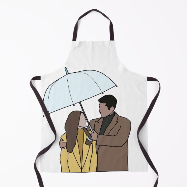 Item preview, Crash landing on you - Ri Jung Hyuk And Yoon Se-Ri - Hyun Bin And Son Ye-jin - Umbrella scene designed and sold by AJ-DesignCo.