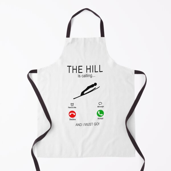 Item preview, The hill is calling - ski jumping ski jumpers designed and sold by dJ-Design.