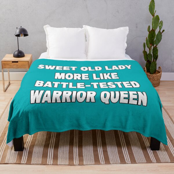 Item preview, Funny Sweet Old Lady More Like Battle-Tested Warrior Queen designed and sold by Imadovic.