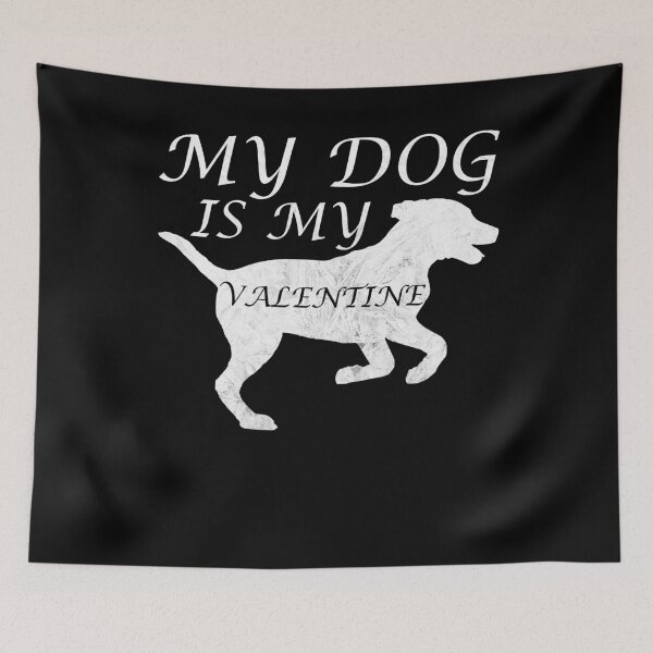 Item preview, My valentine dog is my valentine's day dog designed and sold by DerNerd.