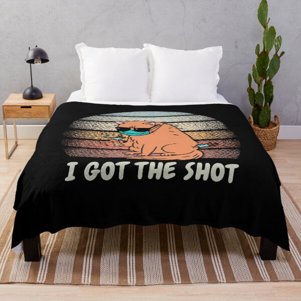 Item preview, I Got The Shot Funny Martini Cat Pro Vaccination designed and sold by Siiiiichfried.