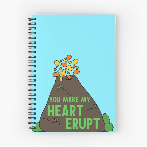 Item preview, Funny Volcano Pun You Make My Heart Erupt designed and sold by Punderstandable.