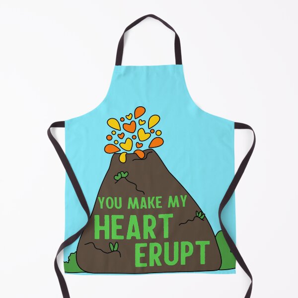 Item preview, Funny Volcano Pun You Make My Heart Erupt designed and sold by Punderstandable.