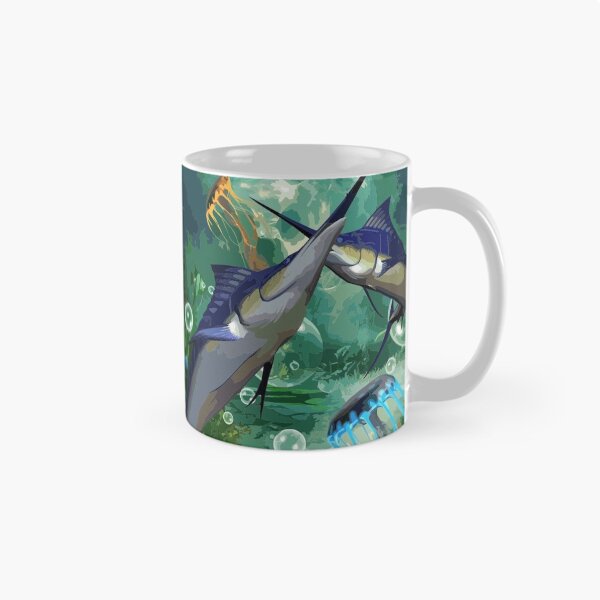 Item preview, Swordfish and jellyfish designed and sold by Karine Dupras.
