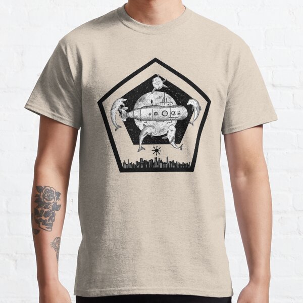 KALLISTI discordian K gold print t-shirt principia discordia alternative 