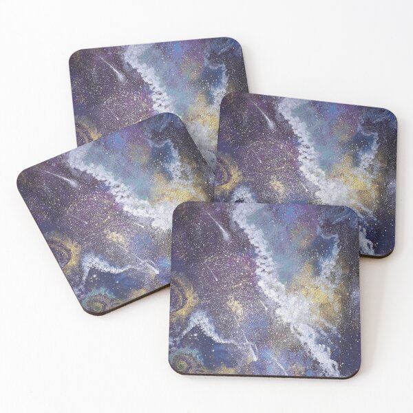 Item preview, Galaxy acrylic painting designed and sold by StefBCreations.