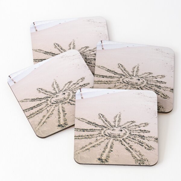 Item preview, Copy of Brightly shining sun drawn on the sand, family vacations  designed and sold by helenkaiy.