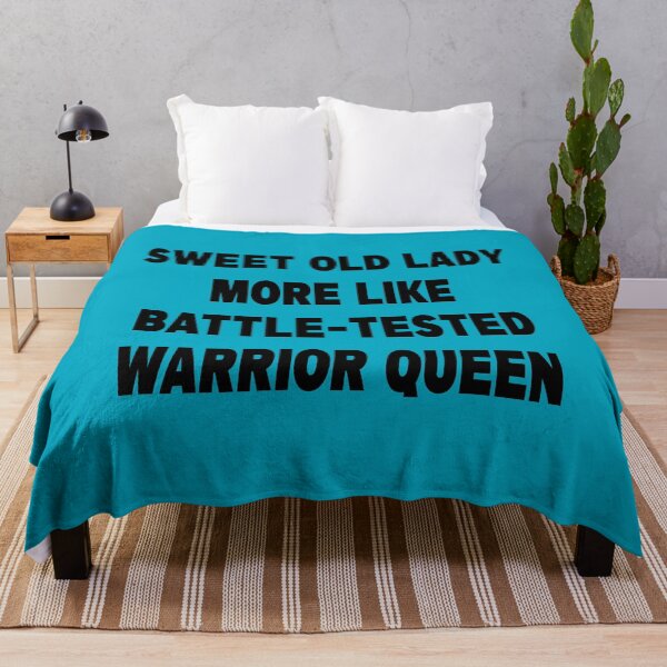 Item preview, Funny Sweet Old Lady More Like Battle-Tested Warrior Queen designed and sold by Imadovic.