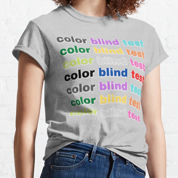 colour blind t shirt