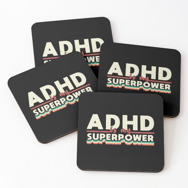 Item preview, ADHD is my SuperPower funny saying designed and sold by Dolphin Graphic.