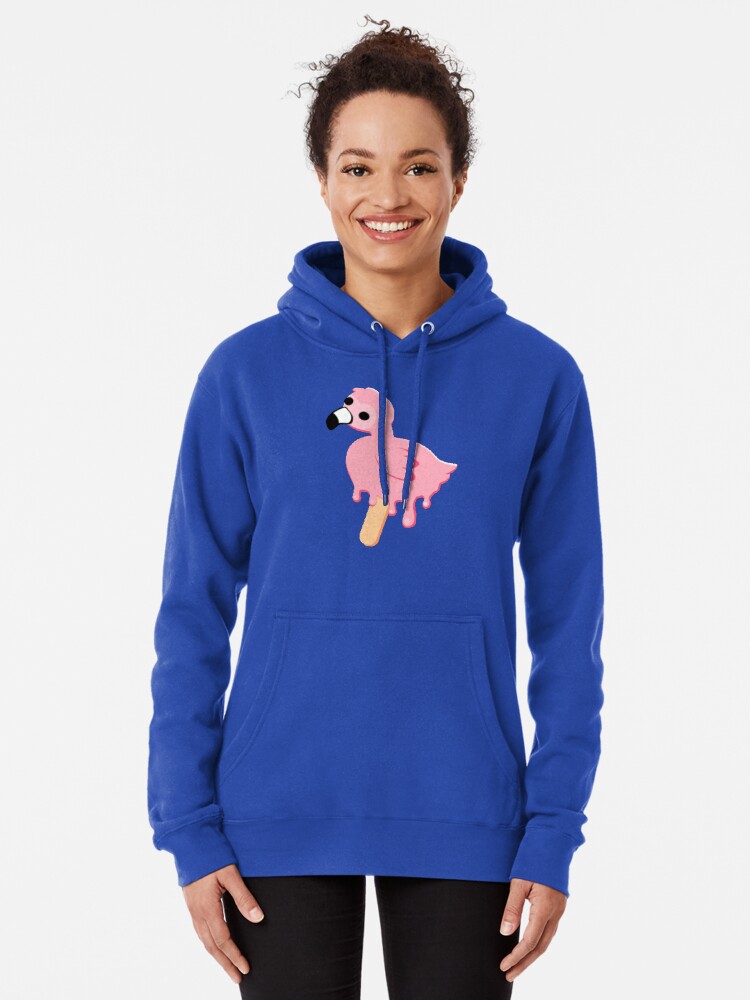 Flamingo Bird Popsicle Pullover Hoodie