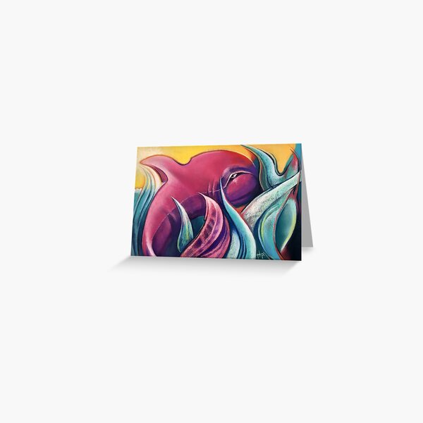 Pink Fish Dream Greeting Card