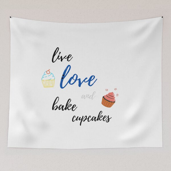 Item preview, live love and bake cupcakes  designed and sold by Maria ..