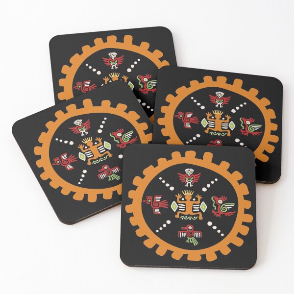 Item preview, Aztec / Mayan Man, Birds - Snakes designed and sold by celticknights.