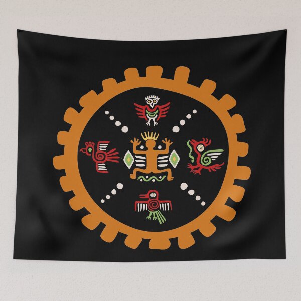 Item preview, Aztec / Mayan Man, Birds - Snakes designed and sold by celticknights.
