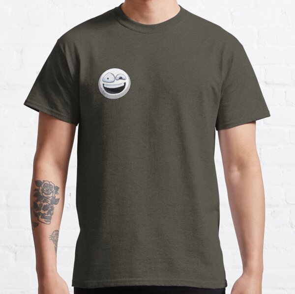 laughing emoji - black Classic T-Shirt